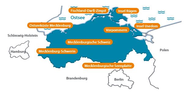 Mediendatenbank-Tourismusverband-Mecklenburg-Vorpommern Urlaubsregionen